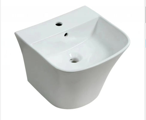 Toilet Keramik Barang sanitasi, dinding digantung dipasang Cuci tangan Baskom Untuk hotel