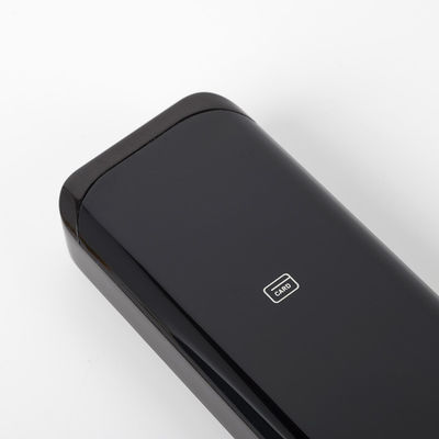 Hitam Smart Standar Eropa Mortise Door Lock APP Fungsi Wifi