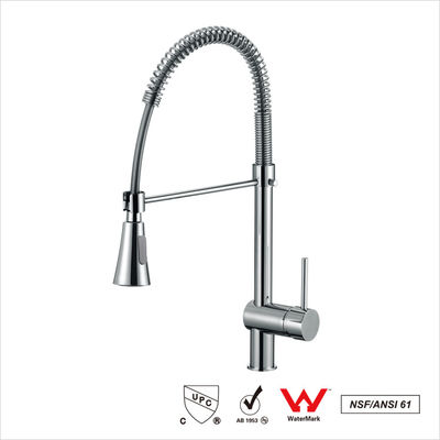 Menyimpan air Singe Handle Tarik keluar Spout Air Dapur wastafel keran Jenis Angkat