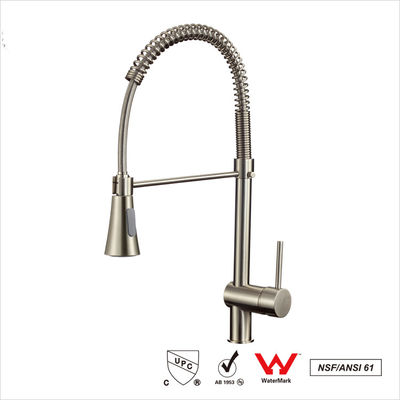 Menyimpan air Singe Handle Tarik keluar Spout Air Dapur wastafel keran Jenis Angkat