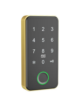 4 baterai AA Bluetooth 5.0 Smart Fingerprint Cabinet Lock 50 Kapasitas sidik jari