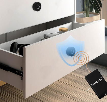 Kunci Lemari Cerdas Elektronik Seng Alloy 5.0 Bluetooth Sidik Jari Multiple Unlocking