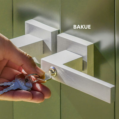 Premium Aluminium Storage Heavy Duty Shed Lock UV tahan cuaca Untuk Single Double Door Outdoor Storage Sheds 3 Kunci Termasuk