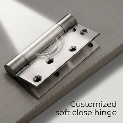 Genggaman Self-Pembukaan 4 " 5 " 6 " Soft tutup pintu Spring Genggaman stainless steel
