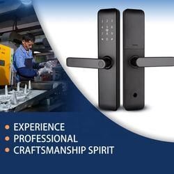 Lukisan Bluetooth WiFi RFID Kunci Smart Kunci Untuk Apartemen Rumah Pintu Masuk Pintu Kamar