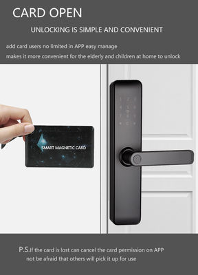 Lukisan Bluetooth WiFi RFID Kunci Smart Kunci Untuk Apartemen Rumah Pintu Masuk Pintu Kamar