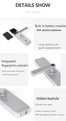 Bluetooth WiFi RFID Smart Keyless Kunci Pintu Untuk Pintu Masuk Rumah Pintu Kamar