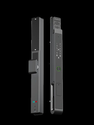 Face / Palm Vein Smart Mortise Lock 7-in-1 Membuka IP65 BKFDS Aluminium