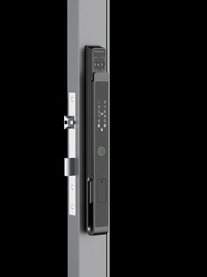 Face / Palm Vein Smart Mortise Lock 7-in-1 Membuka IP65 BKFDS Aluminium