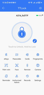 Pengakuan wajah / Cat Eye Video / Palm Vein Smart Door Lock IP65 Aluminium