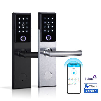Kunci Pintu Cerdas Firerated 120 menit  Dicat  Akses Aman Bluetooth WiFi Kode Kartu Pilihan Kunci Mekanik