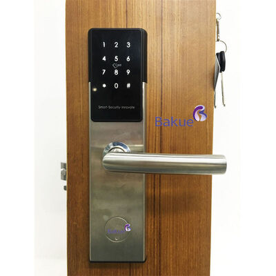 Bluetooth Door Lock Integrated Card Code Fingerprint APP Bluetooth WiFi Fireproof Options Memastikan Kontrol Akses