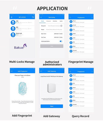 120Min Fireproof Fringerprint Door Lock Kompatibel Pintu Masuk Pintu Apartemen Pintu Hotel Pintu Kantor Pintu Akses Solusi Smart APP Kode WiFI