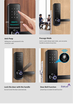 eKey Controller Tipe RFID Door Lock Featuring 2pcs Mechanical Key Durable Access Control Device untuk Berbagai Lingkungan