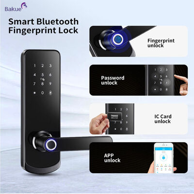 Kunci Pintu Pintar Dengan Kode Sandi Satu Kali Kode Sandi Waktu eKey Di Mana Saja atau Siapa Saja dan Didukung oleh 4 pcs AA Baterai Alkaline Ditembakkan 60min