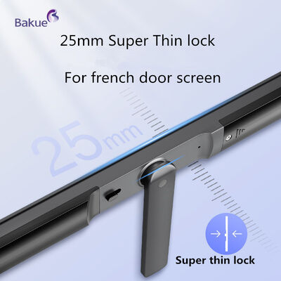Kunci Pintu Digital Cerdas 25mm yang sangat tipis dengan beberapa metode membuka kunci dan kapasitas pengguna yang tidak terbatas