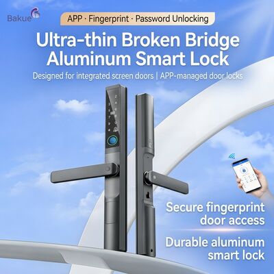 Kunci Pintu Fringerprint Aluminium Dengan 4 Pcs Sistem Kontrol Akses Berfungsi Baterai AA Untuk Perlindungan yang Ditingkatkan Kunci Pintu Digital Cerdas