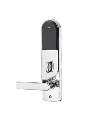 Chrome Gunmetal RFID Hotel 62.5mm Kunci Pintu Pintar