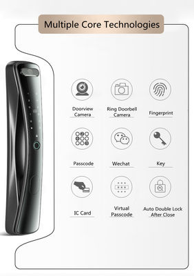 Real Time Capture Fingerprint Passcode Kunci Pintu Digital  1 Kartu