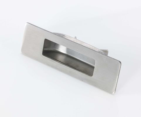 Pintu Kunci Kaca Kerangka Aluminium Silinder Ganda SUS304 Tutup Silinder