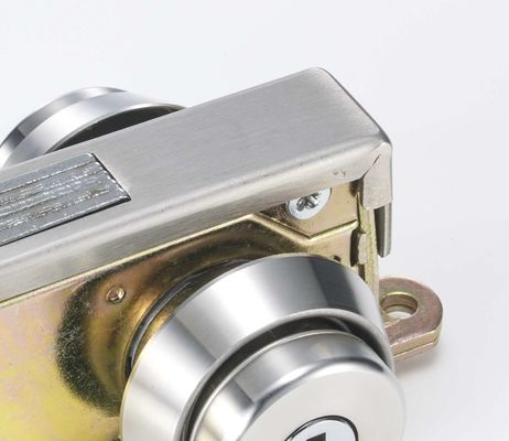 Pintu Kunci Kaca Kerangka Aluminium Silinder Ganda SUS304 Tutup Silinder