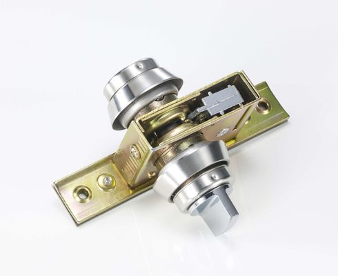 Single Cylinder SUS201 Face Plate Glass Door Lock Frame Aluminium