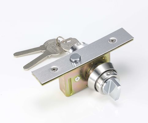 Single Cylinder SUS201 Face Plate Glass Door Lock Frame Aluminium