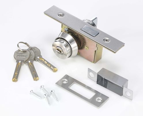 Single Cylinder Square Lock Aluminium Frame Glass Door Lock (Kunci Pintu Kaca)