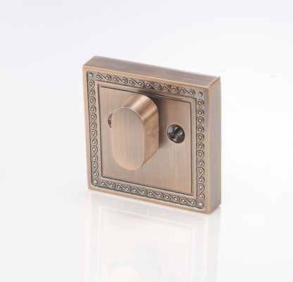Polished Brass Square Deadbolt Lock Tembaga antik
