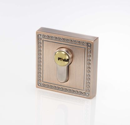 Polished Brass Square Deadbolt Lock Tembaga antik