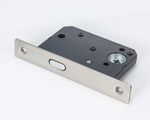 11mm Groove Deep Sliding Door Lock Zinc Alloy Material Sliver Warna