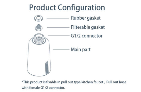 Pull Out Type Automatic Faucet Sensor Kuningan Dengan G1/2 Inlet Connector