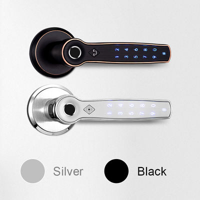 TTlock sidik jari Bluetooth Smart Lock Keyless Zinc Alloy Handle