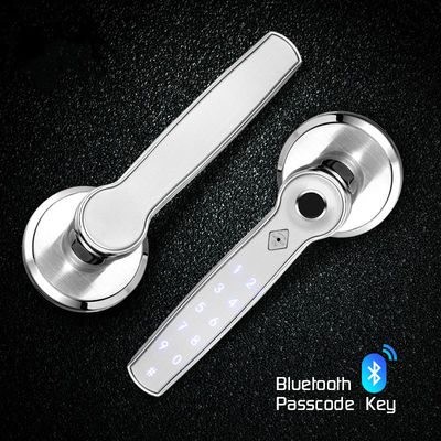 TTlock sidik jari Bluetooth Smart Lock Keyless Zinc Alloy Handle