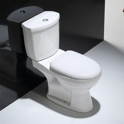 Soft Closing Two Pieces Toilet Washdown Flushing Jenis OEM