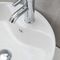 Tahan Dampak Di Atas Counter White Porcelain Wash Basin Untuk Kamar Mandi
