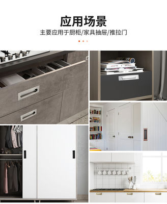 Pemasangan internal 304 stainless steel drawer pulls dengan lubang sekrup