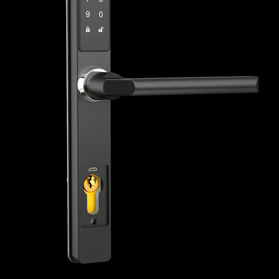 Kunci Pintu Sidik Jari Kerangka Sempit Waterproof IP65 Untuk Apartemen