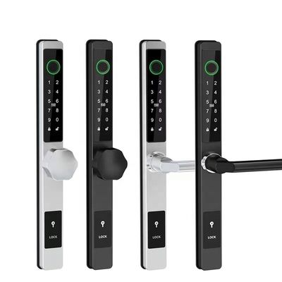 Waterproof IP65 Bluetooth Smart Lock Untuk Al Pintu Kaca Kerangka Sempit
