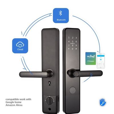 Remote Control Smart Door Lock WiFi Smartphone APP Funciton & Kontrol suara