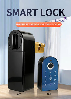 Smart Digital Door Lock Otomatis Intelligent Lock Inti WiFi Bluetooth Aluminium