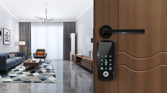 Kunci Pintu Smart Bluetooth Otomatis Standar Eropa Universal